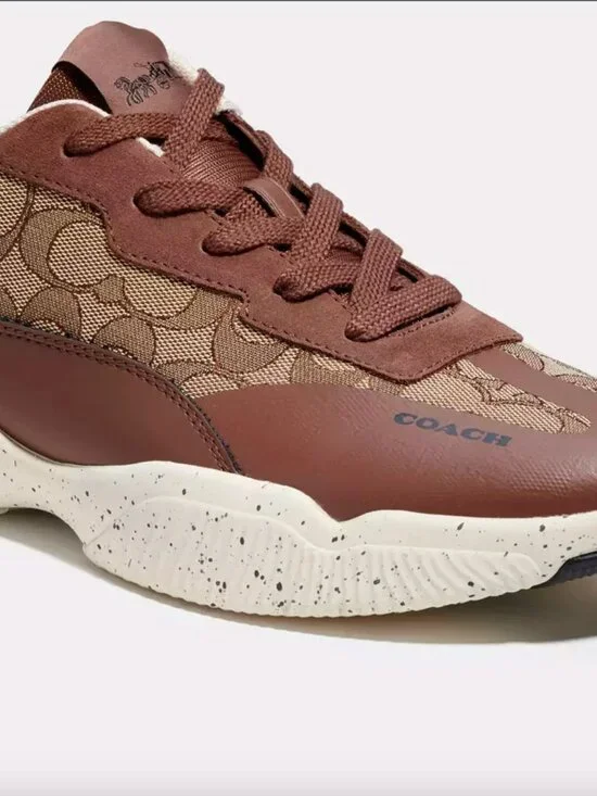 NIB COACH Men Citysole Runner Sneakers - C8812 Coach retail high end - size 8 US - Picture 7 of 7